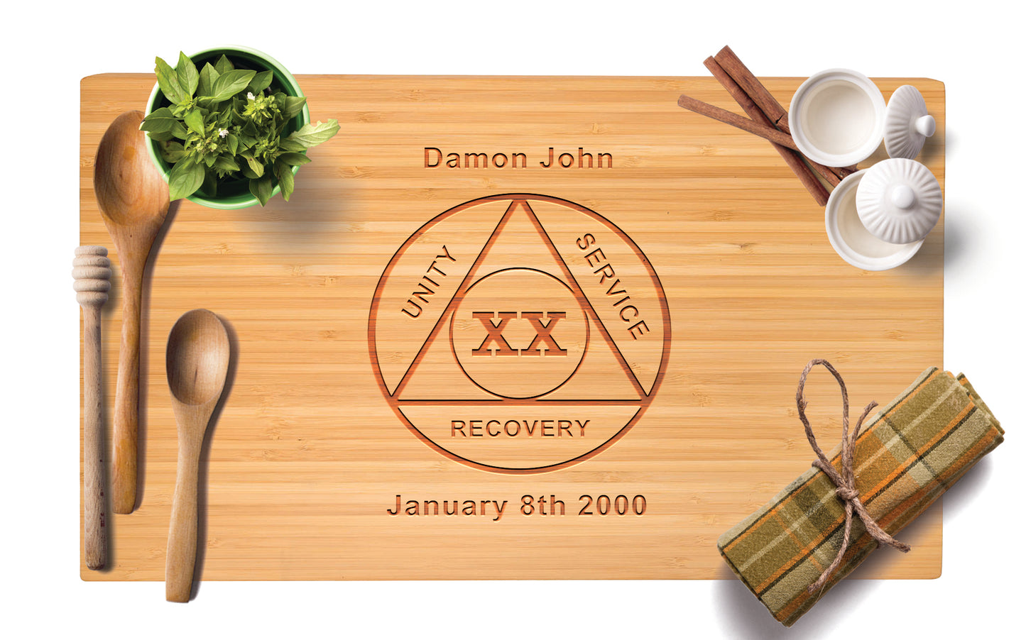 Alcoholics Anonymous Cutting Board