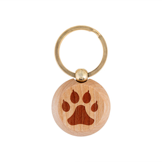Dog Paw Custom Pet Keychain
