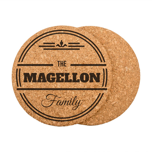 Family Stamp Heat Trivets